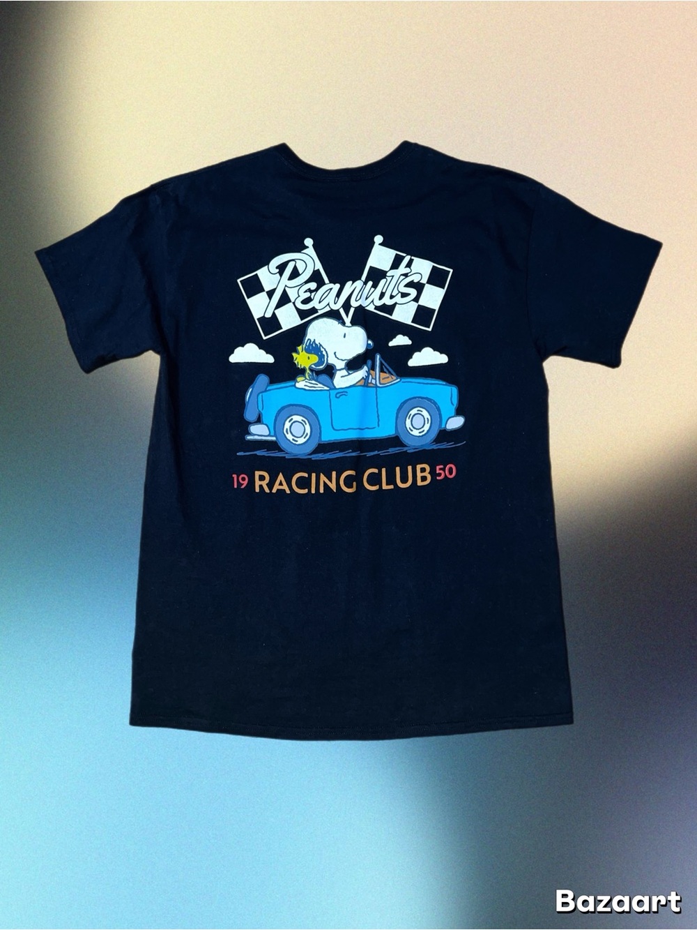 Peanuts Snoopy Black Racing Tee